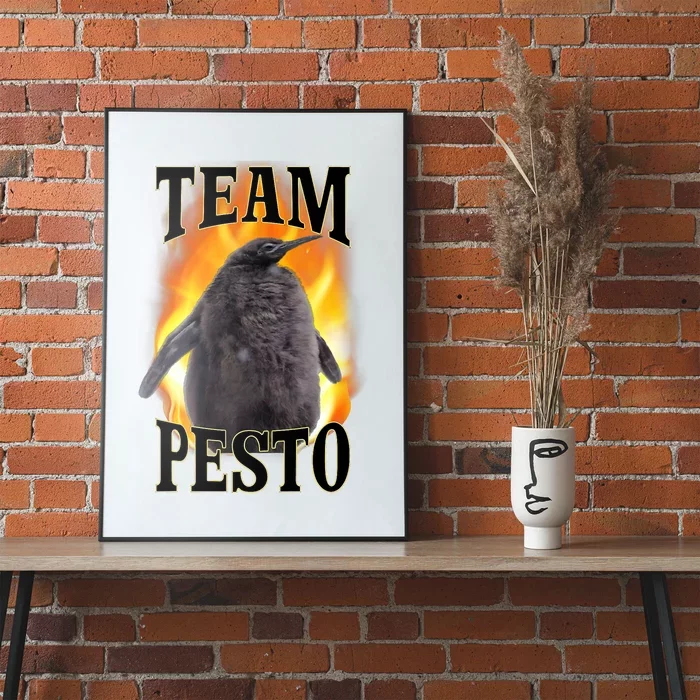 Pesto Penguin Funny Cute Animal Penguin Team Poster