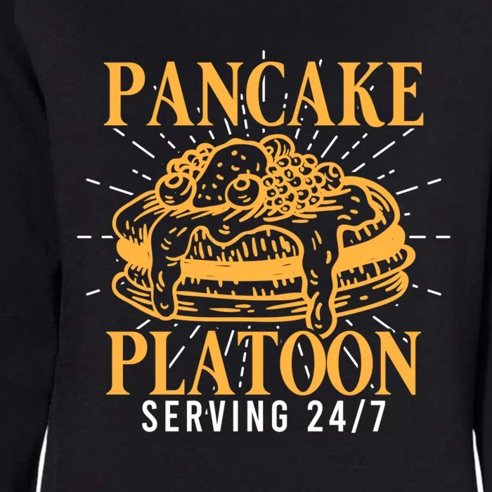 Pancake Platoon Football Line Great Gift Womens California Wash Sweatshirt