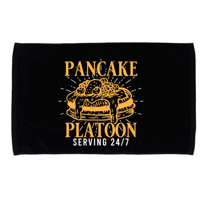 Pancake Platoon Football Line Great Gift Microfiber Hand Towel