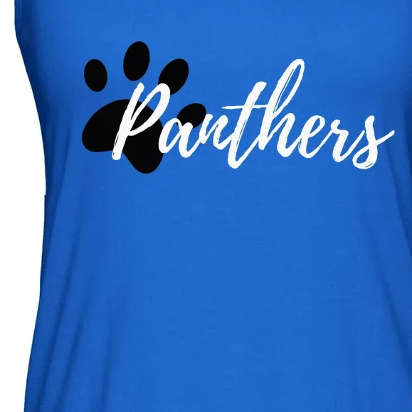 Panther Pride For Sports Fan School Spirit Ladies Essential Flowy Tank