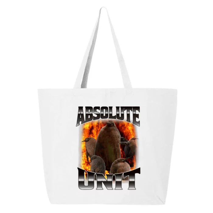 Pesto Penguin Funny Absolute Unit Bootleg Rap Fire 25L Jumbo Tote