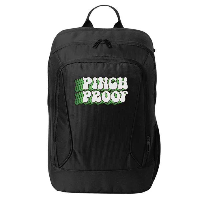 Pinch Proof Funny Pattricks Day City Backpack