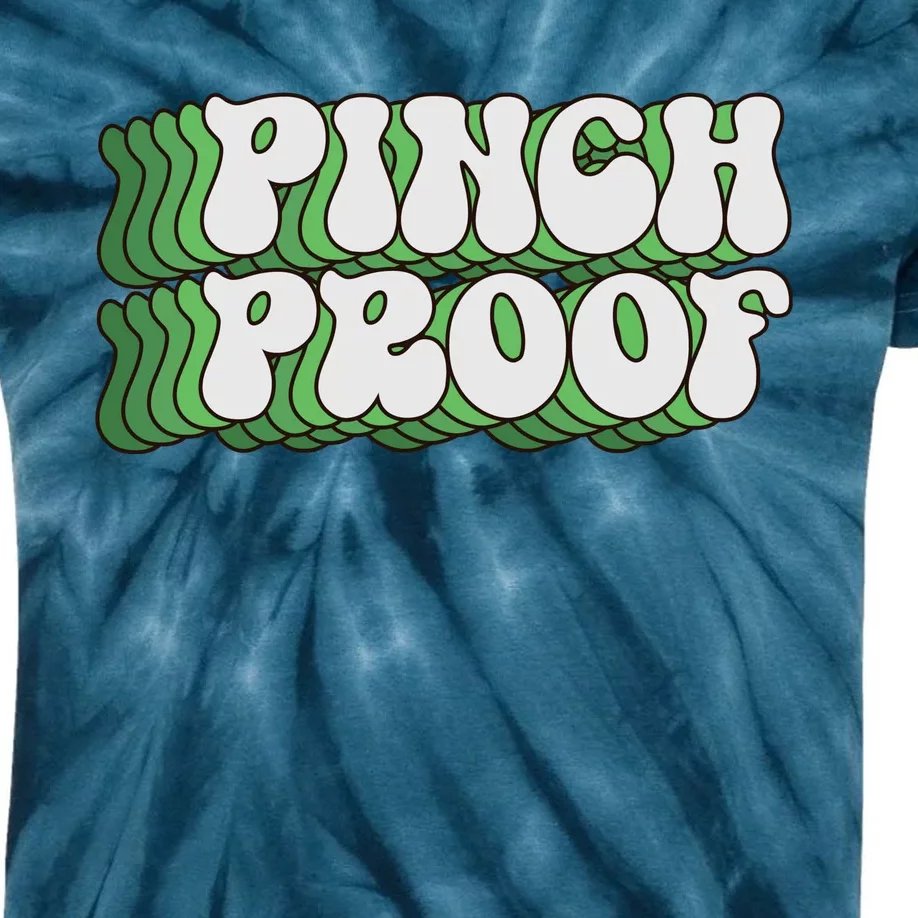 Pinch Proof Funny Pattricks Day Kids Tie-Dye T-Shirt