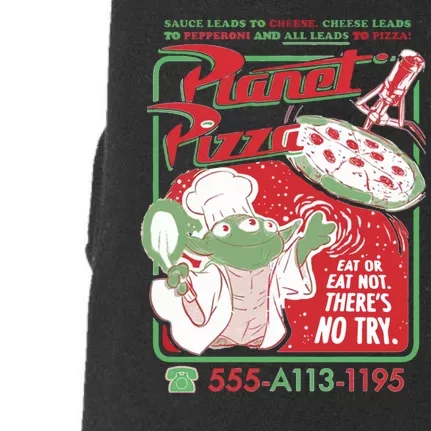 Pizza Planet Funny Food Gifts Doggie 3-End Fleece Hoodie