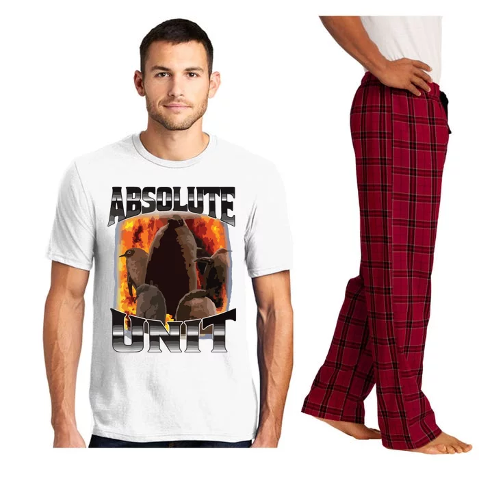 Pesto Penguin Funny Absolute Unit Bootleg Rap Fire Pajama Set