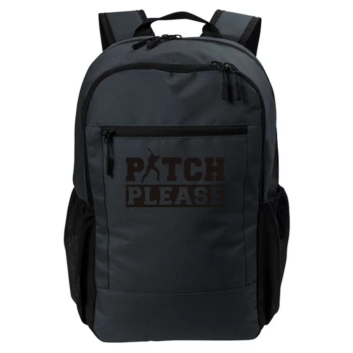 Pitch Please Funny Baseball Daily Commute Backpack