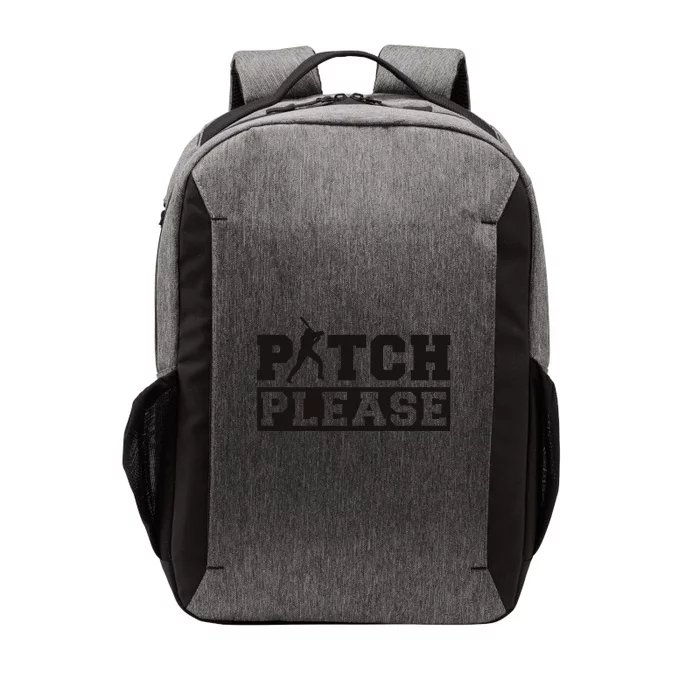 Pitch Please Funny Baseball Vector Backpack