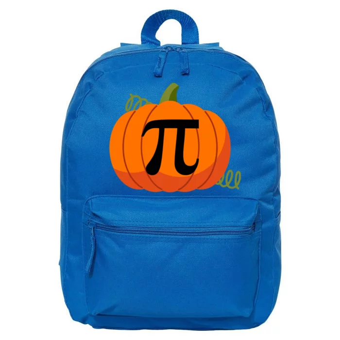 Pumpkin Pi Funny Thanksgiving Math Puns Favorite Pie Pi Day Gift 16 in Basic Backpack