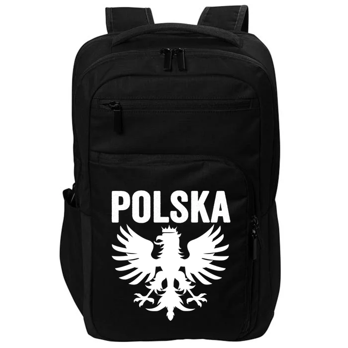 Poland Pride Flag Heritage Retro Polish Eagle Gift Gift Impact Tech Backpack