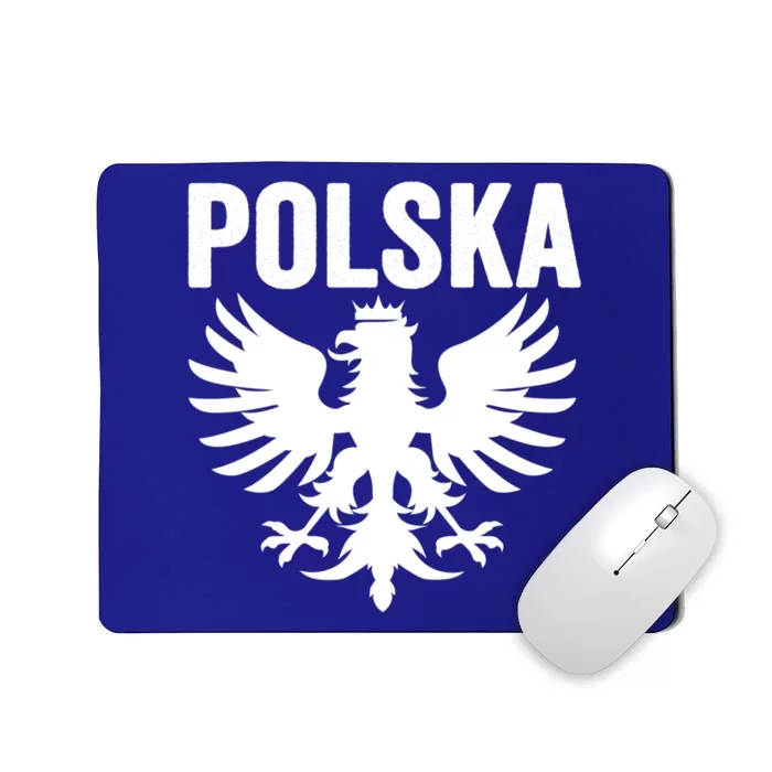 Poland Pride Flag Heritage Retro Polish Eagle Gift Gift Mousepad