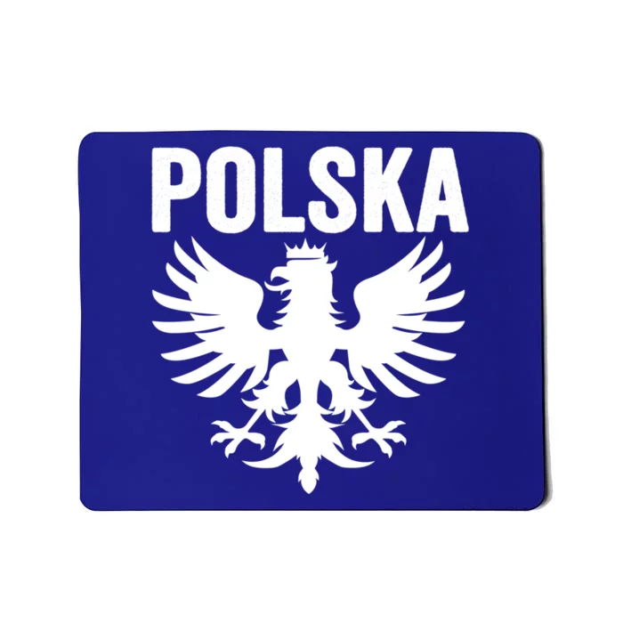 Poland Pride Flag Heritage Retro Polish Eagle Gift Gift Mousepad