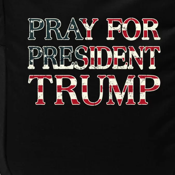 Protrump Pray For Trump Peace And Love Cool Gift Impact Tech Backpack