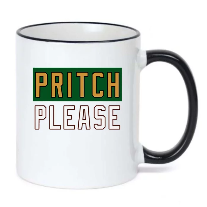 Pritch Please Funny Quote Design Black Color Changing Mug