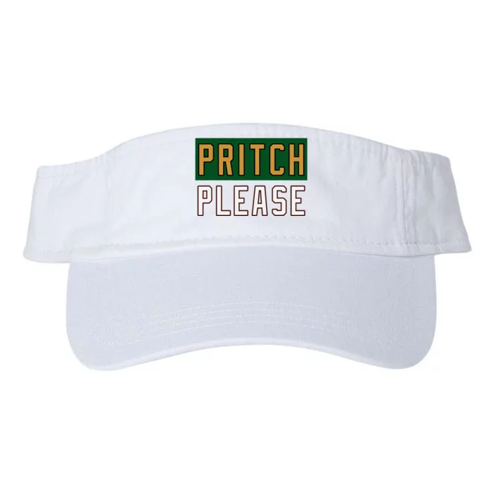 Pritch Please Funny Quote Design Valucap Bio-Washed Visor