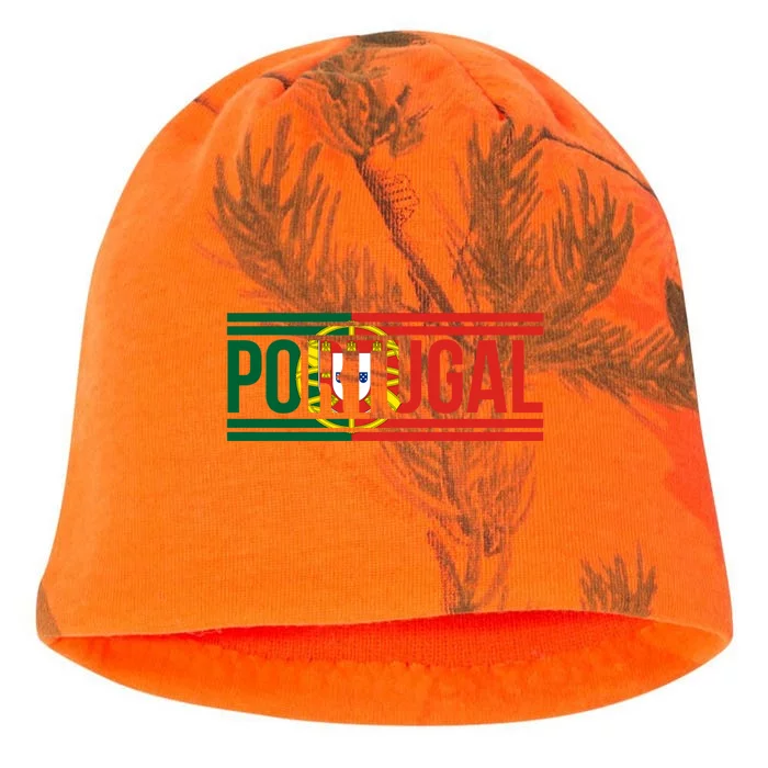 Portugal Portuguese Flag | Sports Soccer Football Kati - Camo Knit Beanie