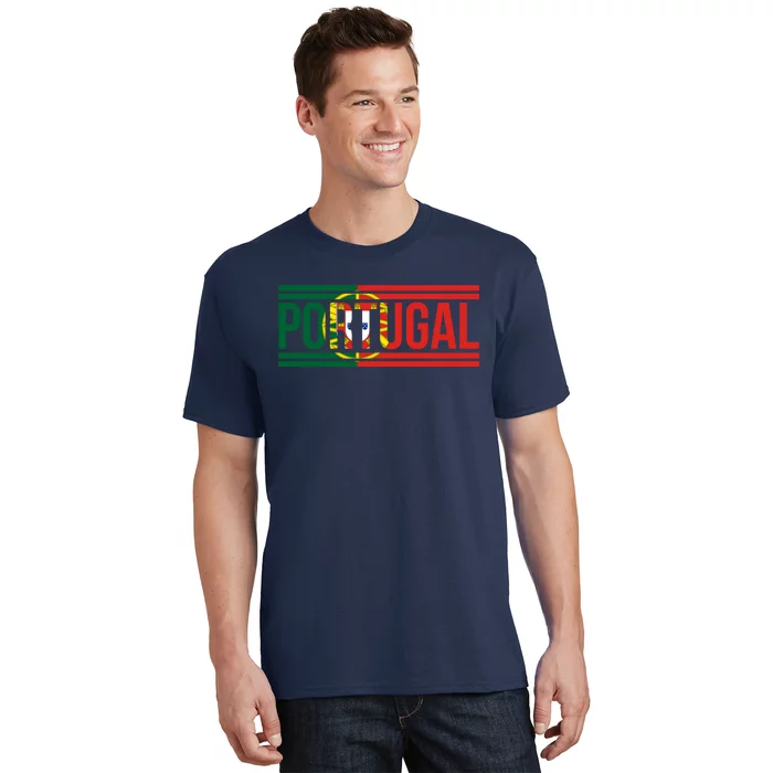 Portugal Portuguese Flag | Sports Soccer Football T-Shirt