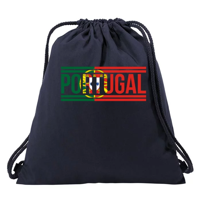 Portugal Portuguese Flag | Sports Soccer Football Drawstring Bag