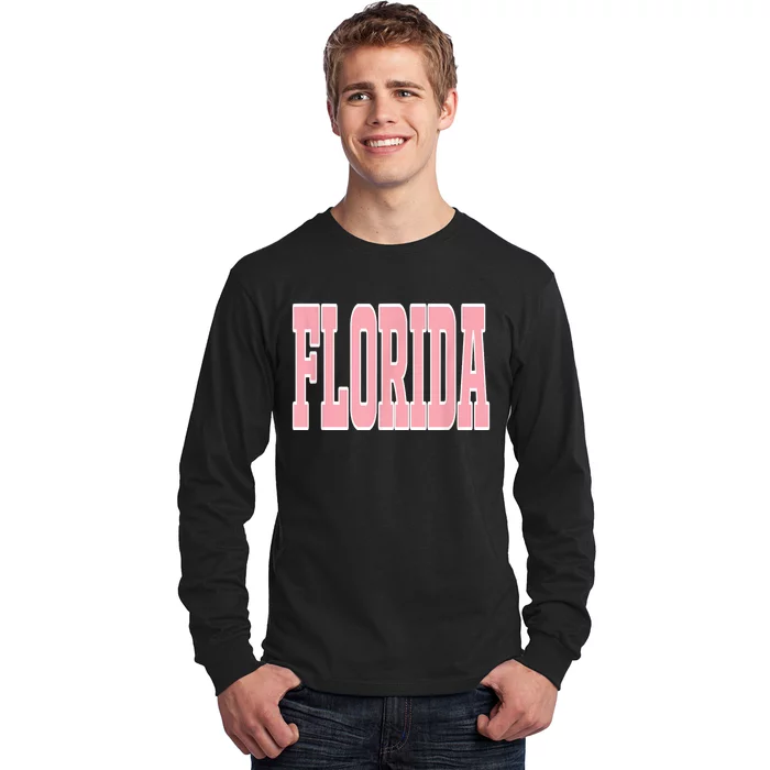 Preppy P.I.N.K Florida Beach Long Sleeve Shirt