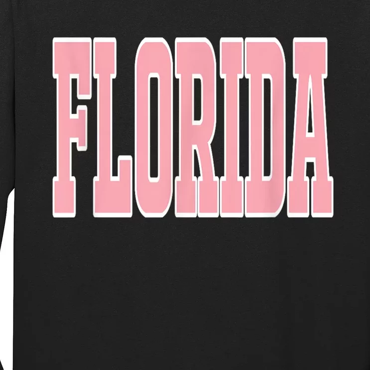 Preppy P.I.N.K Florida Beach Long Sleeve Shirt