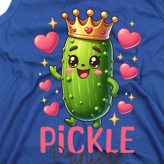 Pickle Princess Funny Pickle Cucumber Gift Tank Top