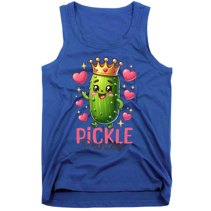 Pickle Princess Funny Pickle Cucumber Gift Tank Top