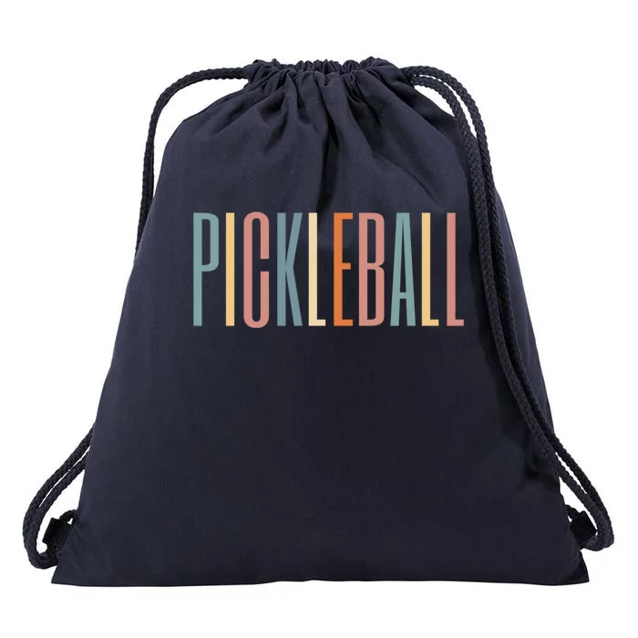 Pickleball Player Funny Pickle Ball Lover Group Squad Xmas Gift Drawstring Bag