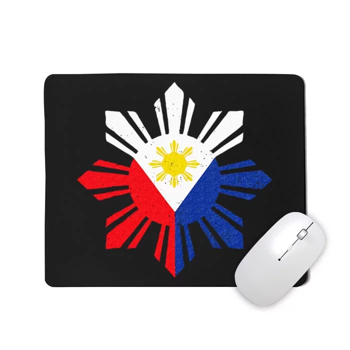 Proud Pinoy Filipino Pride Philippines Flag Mousepad