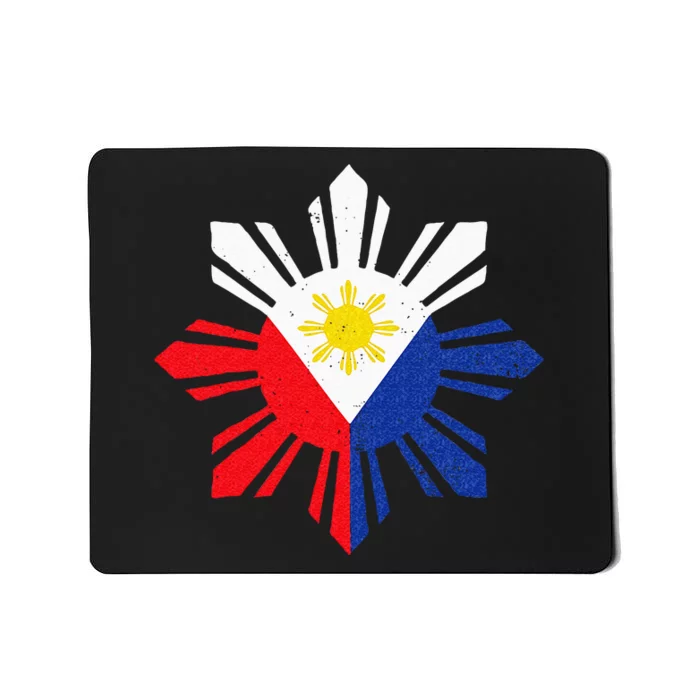 Proud Pinoy Filipino Pride Philippines Flag Mousepad