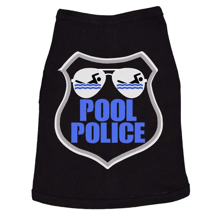 Pool Police Funny Lifeguarding Gift For Lifeguard Doggie Tank