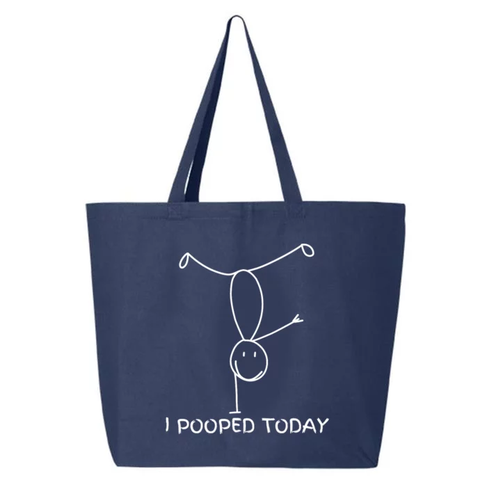 Proud Pooper Funny Poop Fart I Pooped Today 25L Jumbo Tote