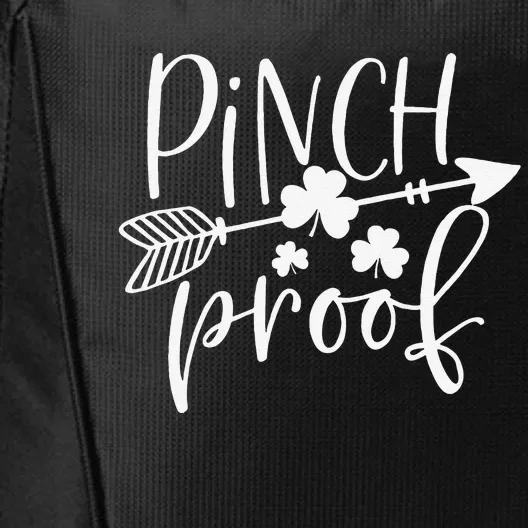 Pinch Proof Funny Cute Shamrock Saint St. Patrick's Day City Backpack