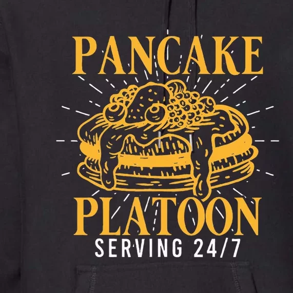 Pancake Platoon Football Lineman Premium Hoodie