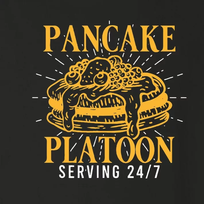 Pancake Platoon Football Lineman Toddler Long Sleeve Shirt