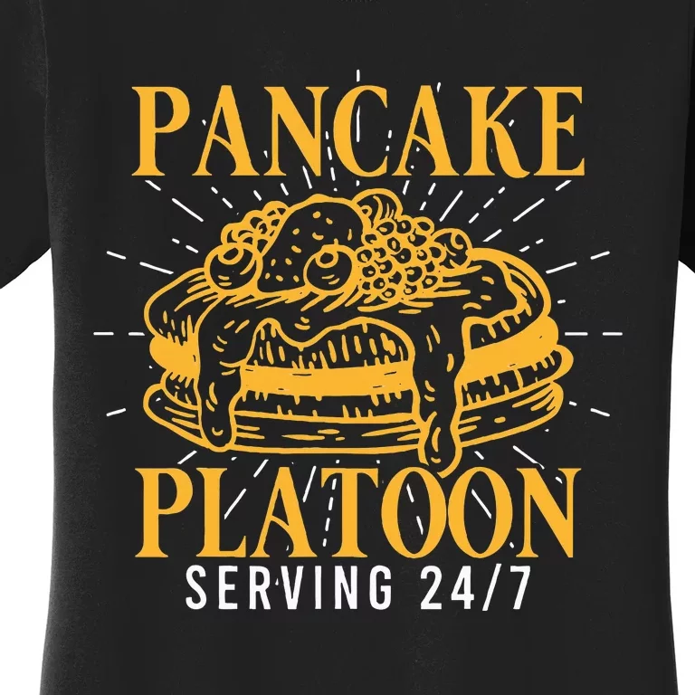 Pancake Platoon Football Lineman Women's T-Shirt