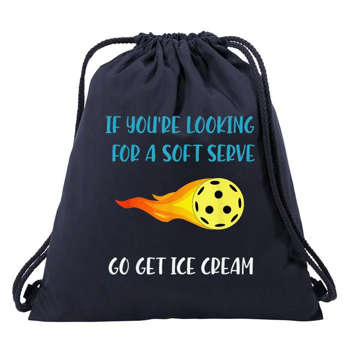 Pickelball Pun Funny Gift For Pickleball Lovers Drawstring Bag