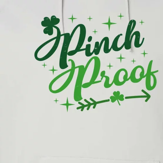 Pinch Proof Funny St Patrick's Day Holiday Performance Fleece Hoodie