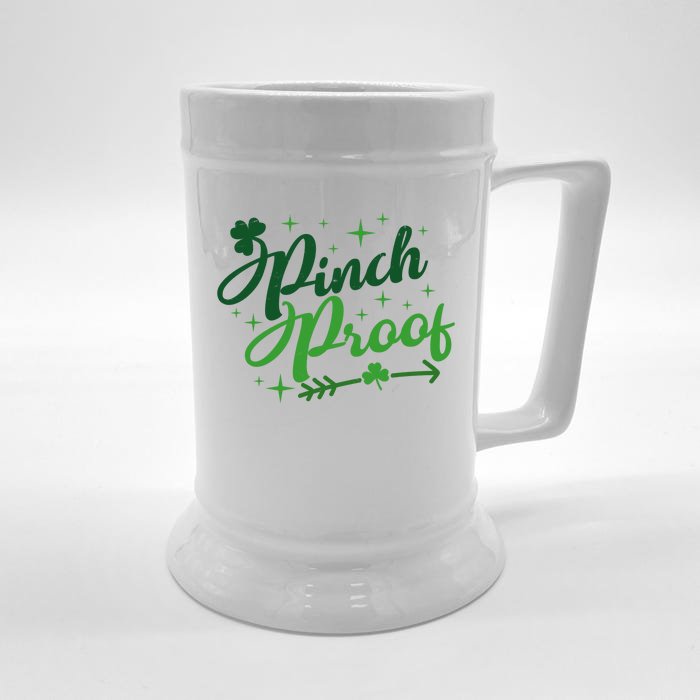 Pinch Proof Funny St Patrick's Day Holiday Front & Back Beer Stein