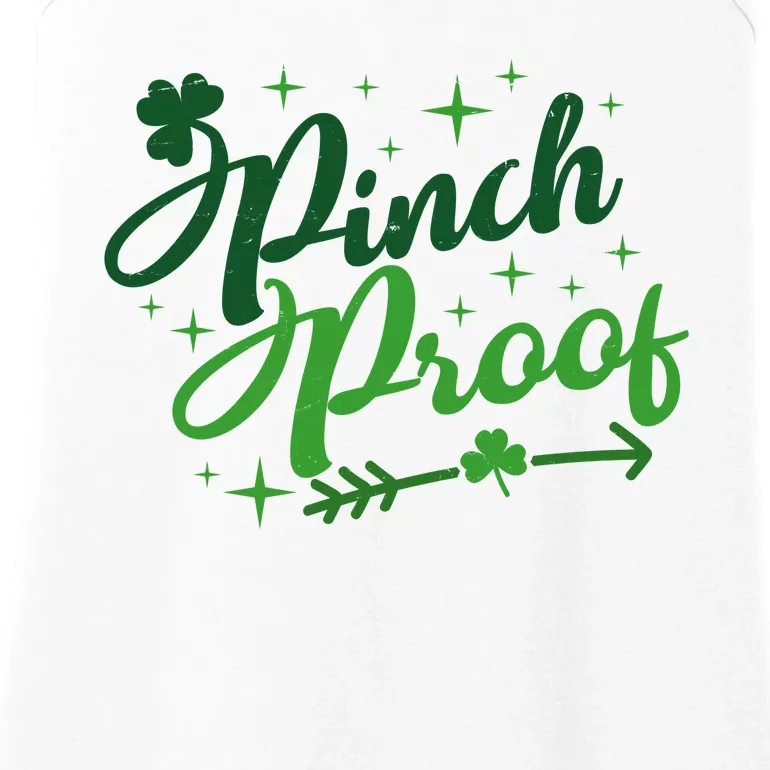 Pinch Proof Funny St Patrick's Day Holiday Ladies Essential Tank