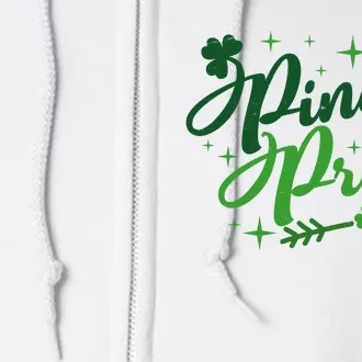 Pinch Proof Funny St Patrick's Day Holiday Full Zip Hoodie