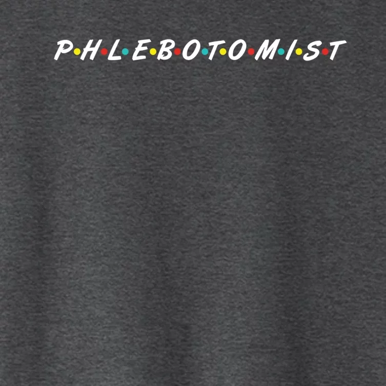 Proud Phlebotomist Funny Gift Phlebotomy School Gift Women's Crop Top Tee