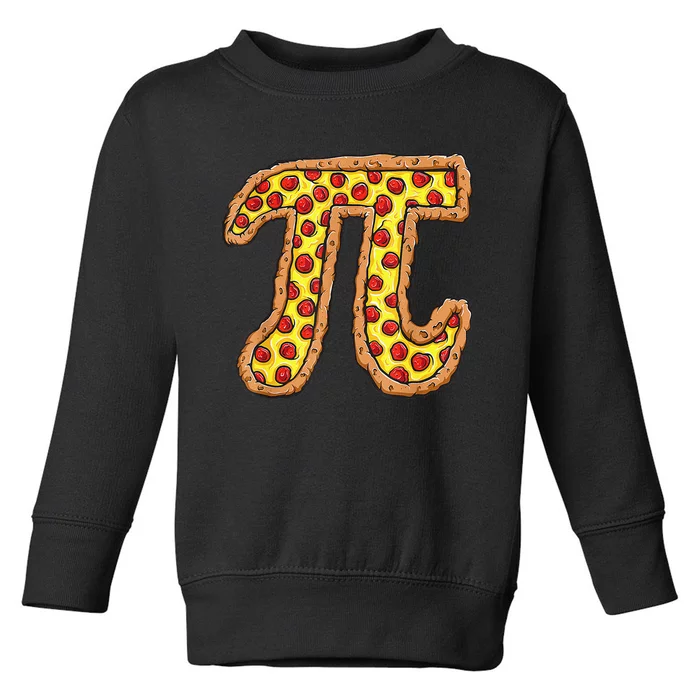 Pizza Pi Funny Pi day gift funny Pizza Toddler Sweatshirt