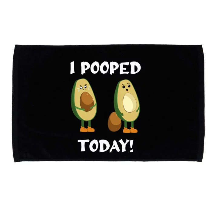 Proud Pooper Funny Poop Fart I Pooped Today Microfiber Hand Towel