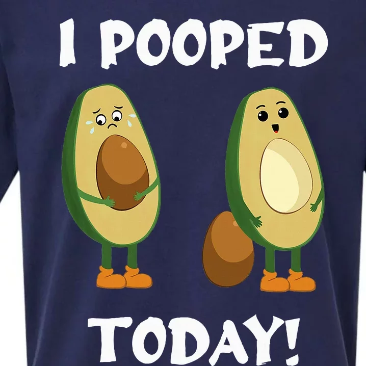 Proud Pooper Funny Poop Fart I Pooped Today Sueded Cloud Jersey T-Shirt