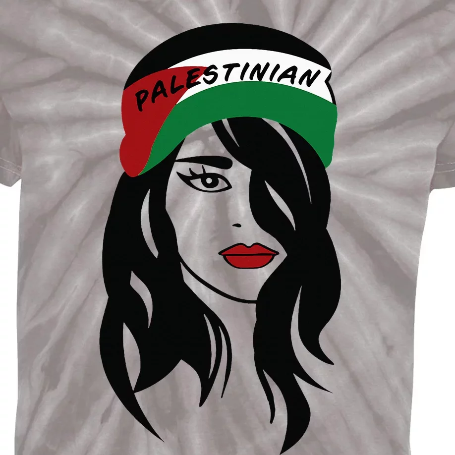 Palestinian Palestine Flag Palestinians Kids Tie-Dye T-Shirt