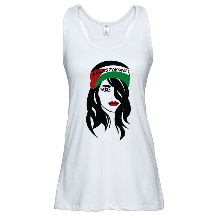 Palestinian Palestine Flag Palestinians Ladies Essential Flowy Tank