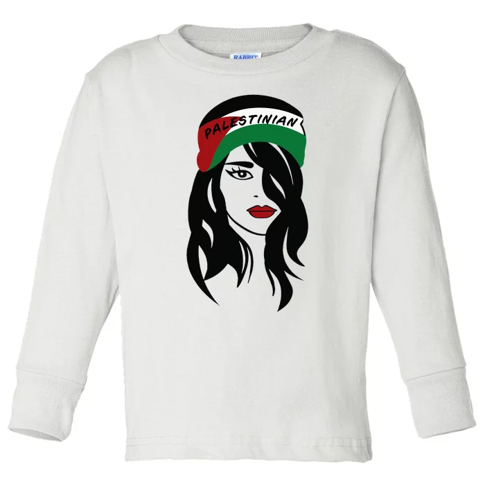 Palestinian Palestine Flag Palestinians Toddler Long Sleeve Shirt