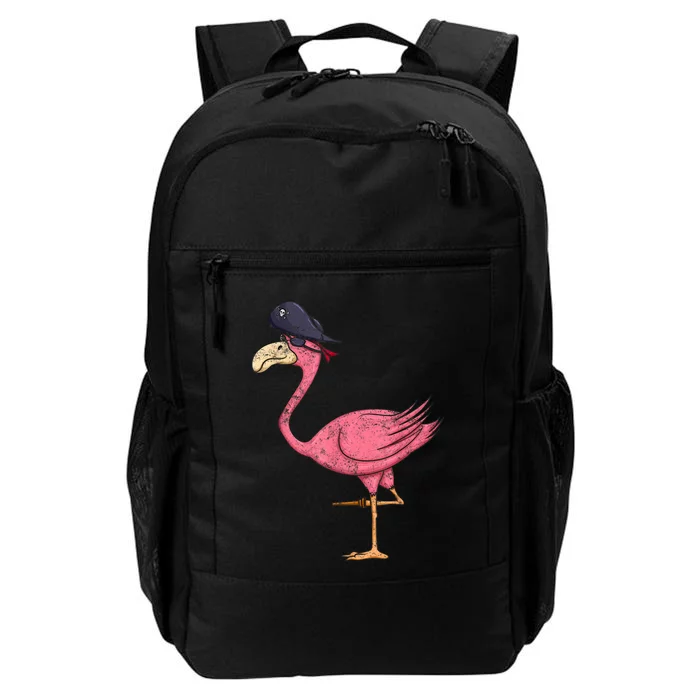 Pirate Pink Flamingo With Eyepatch Halloween Daily Commute Backpack