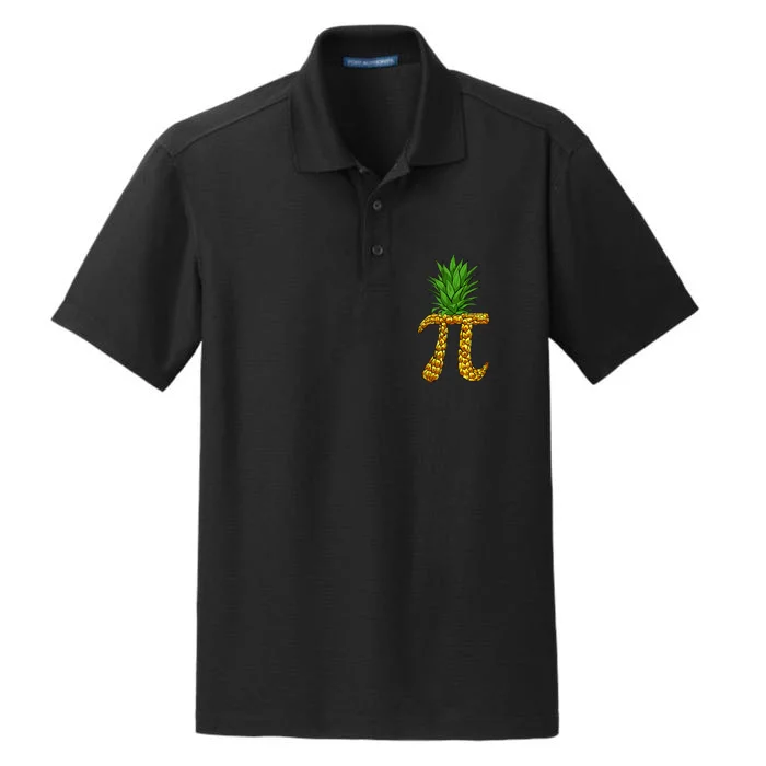 Pineapple Pi Funny Pi Day Pi Neapple Pi Dry Zone Grid Performance Polo