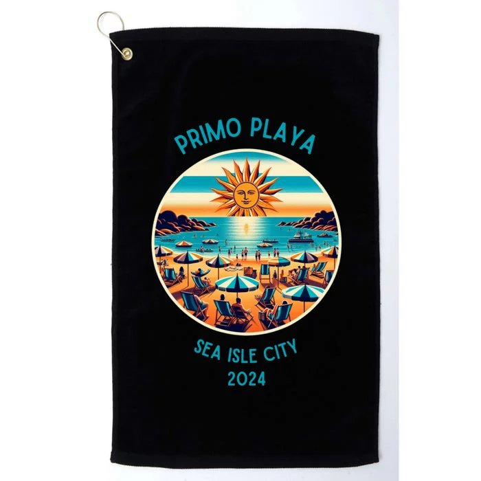 Primo Playa Fun Beach Scene Platinum Collection Golf Towel