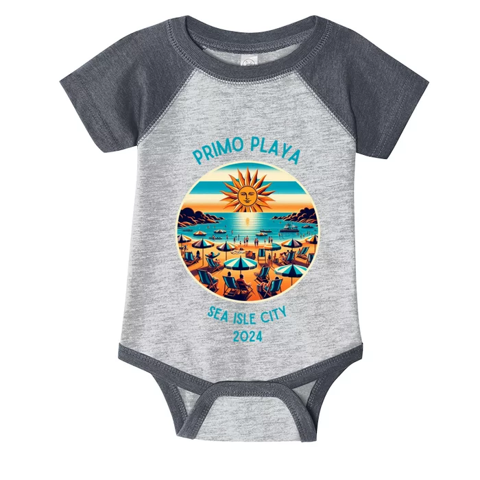 Primo Playa Fun Beach Scene Infant Baby Jersey Bodysuit